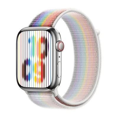 Afbeelding van Apple origineel Sport Loop Watch 42mm / 44mm 45mm 49mm Pride MN6L3ZM/A