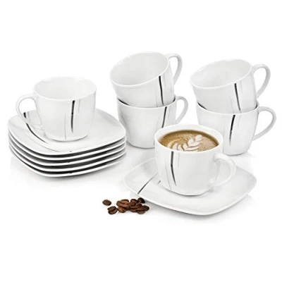 Afbeelding van Sänger koffieservice 12 stuks 6 personen wit
