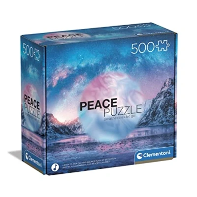 Image de Clemontine Puzzel 500 Stukjes Peace Puzzle Light Blue