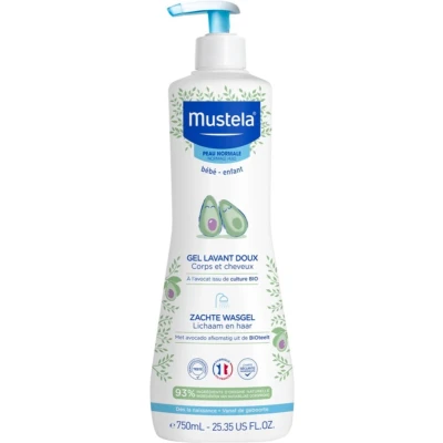 Afbeelding van Mustela Zachte Baby Wasgel 750ML