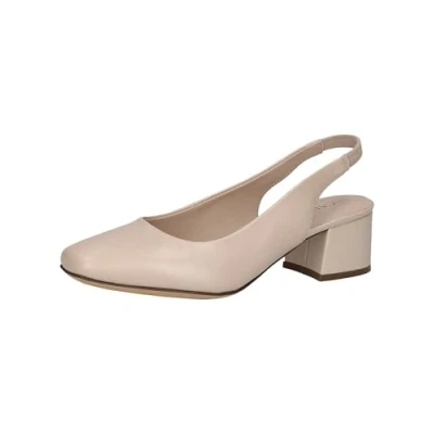 Afbeelding van Caprice Klassieke pumps, Dames, Maat: 36, Beige perlato Leer