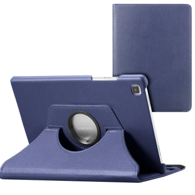 Afbeelding van imoshion Tablet Hoes Geschikt voor Samsung Galaxy Tab S5e 360 Draaibare Bookcase Donkerblauw /Donkerblauw