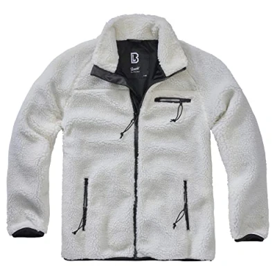 Afbeelding van Brandit Accessoires Teddy Fleecejas, Heren, Maat: XXL, White