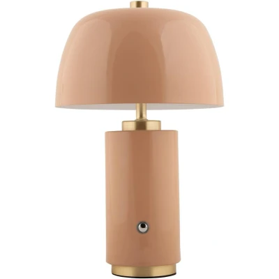 Afbeelding van Leitmotiv Tafellamp Freya LED Zachtbruin