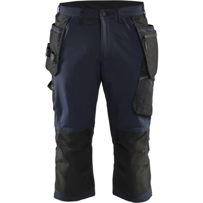 Afbeelding van Blaklader Piraatbroek 4 weg stretch 1521 1645 Donker marineblauw/Zwart