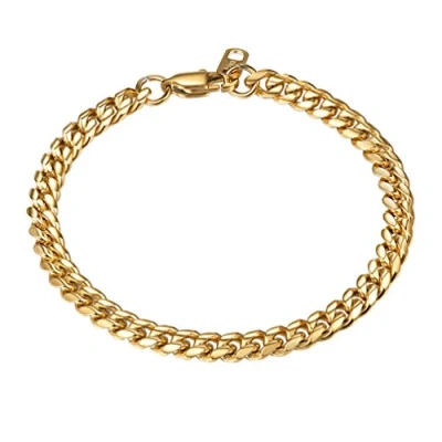 Afbeelding van Prosteel Pantserarmband voor heren, Roestvrij staal, met zware schakels, lengte 19 of 21 cm, dikte naar keuze 6, 10 14 mm, centimeters, staal