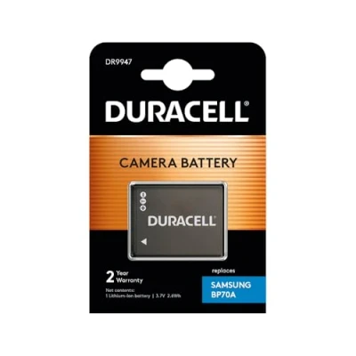Afbeelding van Duracell BP70A Camera accu Vervangt originele BP 70A 3.7 V 670 mAh