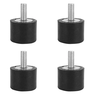 Afbeelding van anti vibratie rubberen frame, 4 stuks van vibratierubber, spoelmontage, isolator, trillingsdemper (VE40 x 30 M10 25)