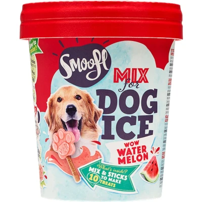 Afbeelding van Smoofl Honden Ijs Hondensnacks Watermeloen Ø98x112 mm 160 g
