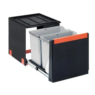 Afbeelding van FRANKE Sorter Cube 40 Afvalemmer, 34,8 x 33,5 40,7 cm, zwart