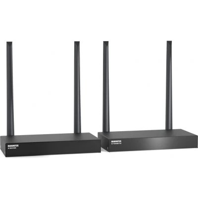 Afbeelding van Marmitek TVAW4K Pro Wireless 4K HDMI extender Meerdere beeldschermen aansluiten mogelijk, AV zender &amp; ontvanger, 50 m, Draadloos, Zwart