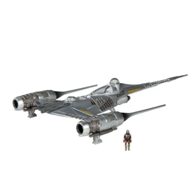 Afbeelding van Star Wars Micro Galaxy Squadron SWJ0091 Mandalorian&#039;s N 1 Starfighter, voertuig met 12,5 cm figuur