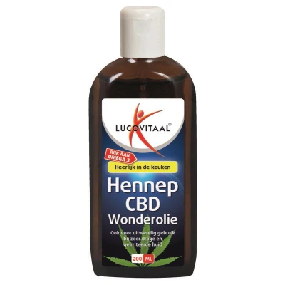 Afbeelding van 2+2 gratis: Lucovitaal Hennep CBD Wonderolie 200 ml