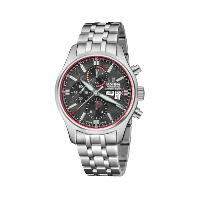 Afbeelding van Festina Chronograaf, Heren, Maat: One Size, Black