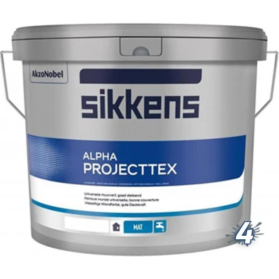Afbeelding van Sikkens Alpha Projecttex 10 liter Muurverf voor binnen