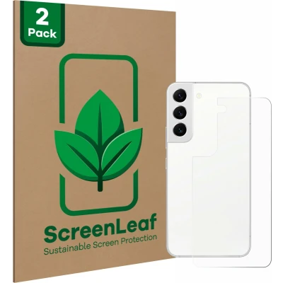 Afbeelding van ScreenLeaf Screenprotector voor Samsung Galaxy S22 5G (Achterkant) Duurzame schermbescherming Folie Beschermfolie transparant (2 Stuks)