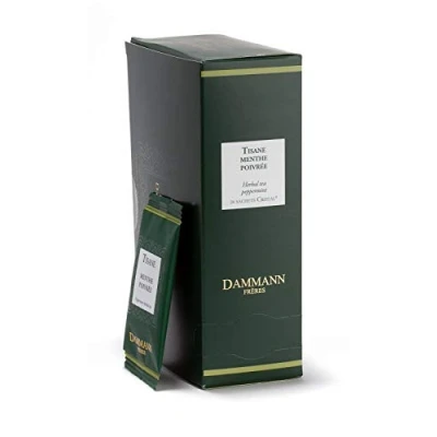 Image de Dammann Frères Menthe Poivrée 24 sachets en cristal enveloppés