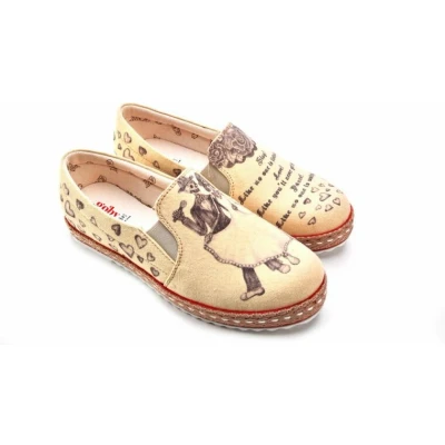 Afbeelding van GOBY Skeletons Ballerinas Sandalen Hoge kwaliteit Handmade Meisjesprint Maat 40