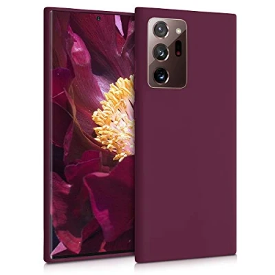 Afbeelding van kwmobile telefoonhoesje geschikt voor Samsung Galaxy Note 20 Ultra Hoesje smartphone Back cover in bordeaux violet