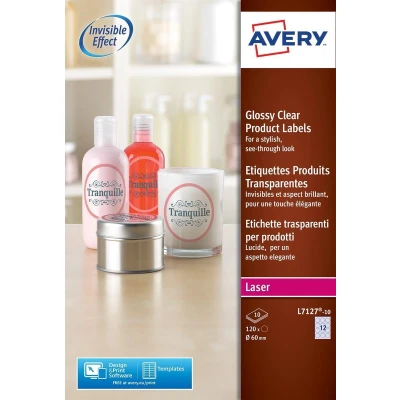 Afbeelding van Avery Ronde etiketten diameter 60 mm etiket