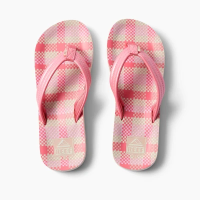 Afbeelding van Reef KIDS AHI pink plaid Meisjes Slippers