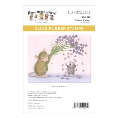 Afbeelding van Spellbinders Flower Shower Cling Rubber Stamp (RSC 023)