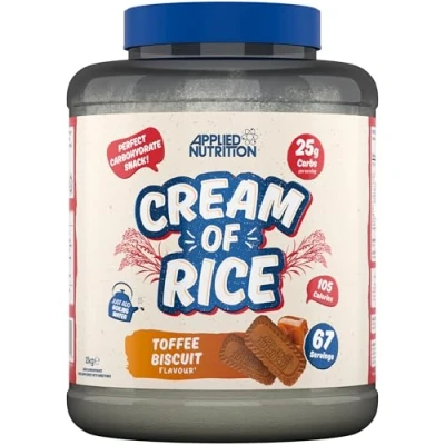 Afbeelding van Applied Nutrition Cream Of Rice 2000gr Toffee Biscuit