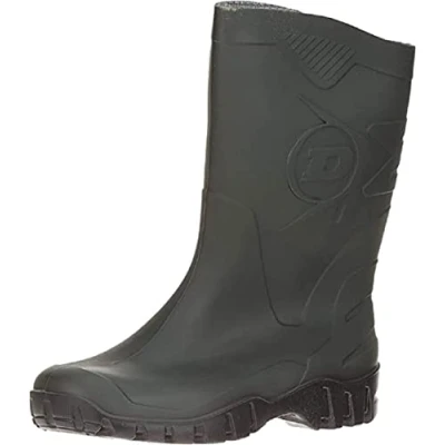 Afbeelding van Dunlop Protective Footwear (DUNZJ) Dee Veiligheidslaarzen &amp; enkellaarzen, uniseks, Groene en zwarte zool.