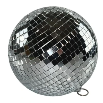 Afbeelding van 15 cm glazen gefacetteerde bal, hoge kwaliteit, voor feest en decoratie, spiegelbal