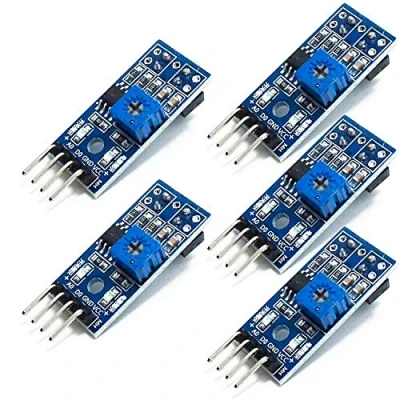 Afbeelding van AZDelivery TRCT5000 IR Infrarood Lijnen Volger Obstakel Vermijdingsmodule compatibel met Arduino