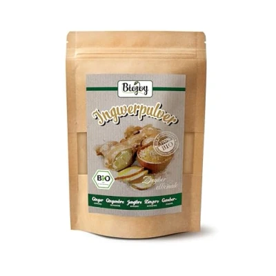 Afbeelding van Biojoy Biologisch gemberpoeder (250 g), gemalen gemberwortel (Zingiber officinale)