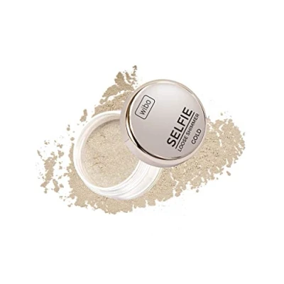 Afbeelding van Wibo, Highlighter + Bronzer, Selfie Losse Shimmer Gezicht G (Goud, Markeerstift, 2 g)
