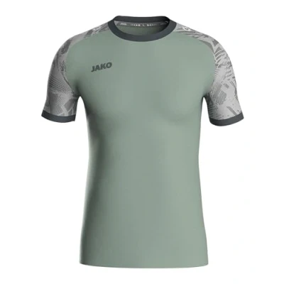 Afbeelding van JAKO Shirt Iconic KM mintgroen/zachtgrijs/antra light XXL