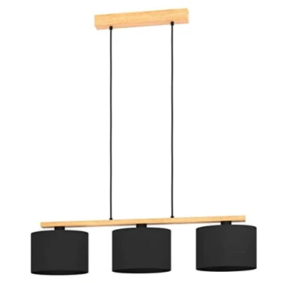 Afbeelding van EGLO Castralvo Hanglamp E27 97,5 cm Bruin/Zwart