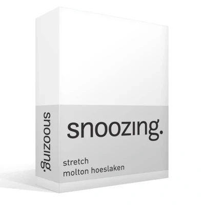 Afbeelding van Snoozing Stretch Molton Hoeslaken Tweepersoons 120/130/140x200 cm Wit
