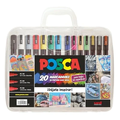 Afbeelding van UNI Posca Acrylverfstiften, 20 stuks