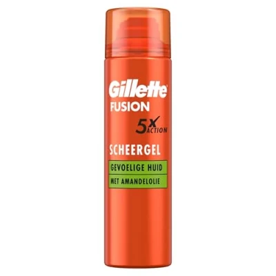 Afbeelding van Gillette Fusion sensitive scheergel XXL 240 ML
