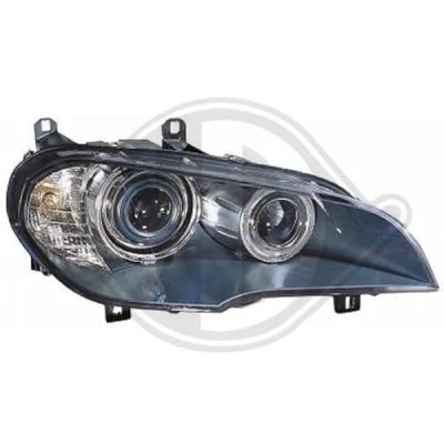 Afbeelding van DIEDERICHS 1291984 Koplampen rechts H8, D1S Xenon Zonder toebehoren Met regelmotor voor LWR BMW: X5
