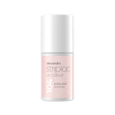 Afbeelding van alessandro Striplac UV Colour Nagellak, Maat: 6.5 ml, Baby pink shimmer