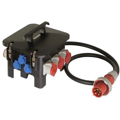 Afbeelding van AS Schwabe Baustellenstromverteiler M6 60561 CEE stroomverdeler 400 V 63 A