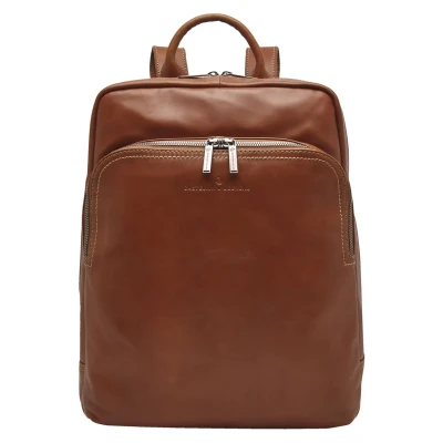 Afbeelding van Castelijn &amp; Beerens Firenze Business Rugzak 15.6&quot; + Tablet lichtbruin backpack