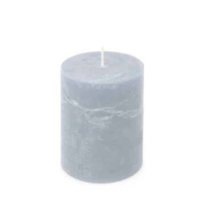 Afbeelding van Rustiek Kaars 80/110mm lichtblauw Spaas