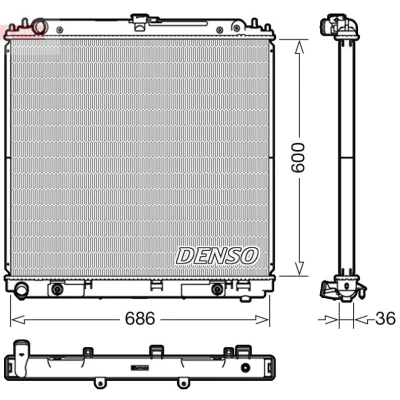 Afbeelding van Denso Radiateur DRM46042