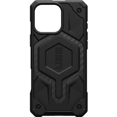 Afbeelding van Urban Armor Gear Monarch Pro Hoesje geschikt voor Apple iPhone 16 Max Compatibel met MagSafe Back Cover Carbon Fiber