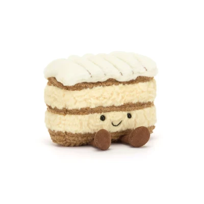 Afbeelding van Jellycat knuffel Laagjes Gebakje 11cm (Amuseables Milie Mille Feuille)