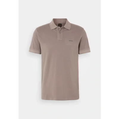 Afbeelding van BOSS Prime Poloshirt, Heren, Maat: Medium, Open beige