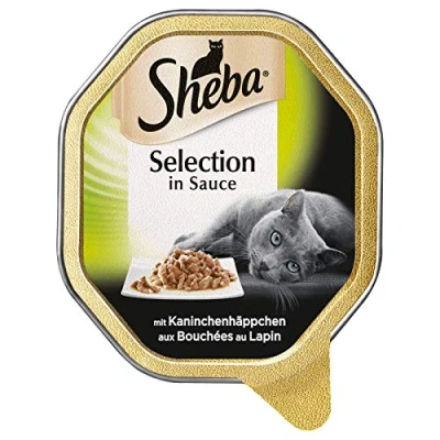 Afbeelding van Sheba Schaal Selectie in Saus Hapjes 22x85g Konijn