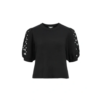 Afbeelding van Object Objyuki NOOS Tshirt print, Dames, Maat: XL, Black