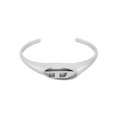 Afbeelding van Diesel DX1597040 Heren Armband 18cm Zilverkleurig