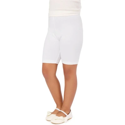 Afbeelding van Merry Style MS MS10 132 LE Meisjes Leggings Sport Vrijetijdsbroek Kort Viscose Sporbroek Yogabroek Wit 128
